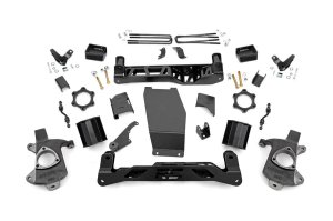 GMC Sierra 1500 Suspension Lift Kit - Rough Country - 5 Inch Lift, Mag-ride, Alu/Stamp Steel - '14-'18